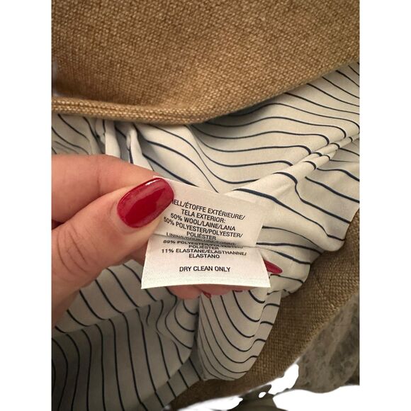 FAVORITE DAUGHTER‎ Adrienne Belted Blazer Tan NWOT Small - Picture 5 of 5